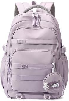 LightInthebox Unisex waterproof school bag, Large capacity multi-compartment school bag, Cute design, Lightweight student school bag, Suitable for middle school and daily use