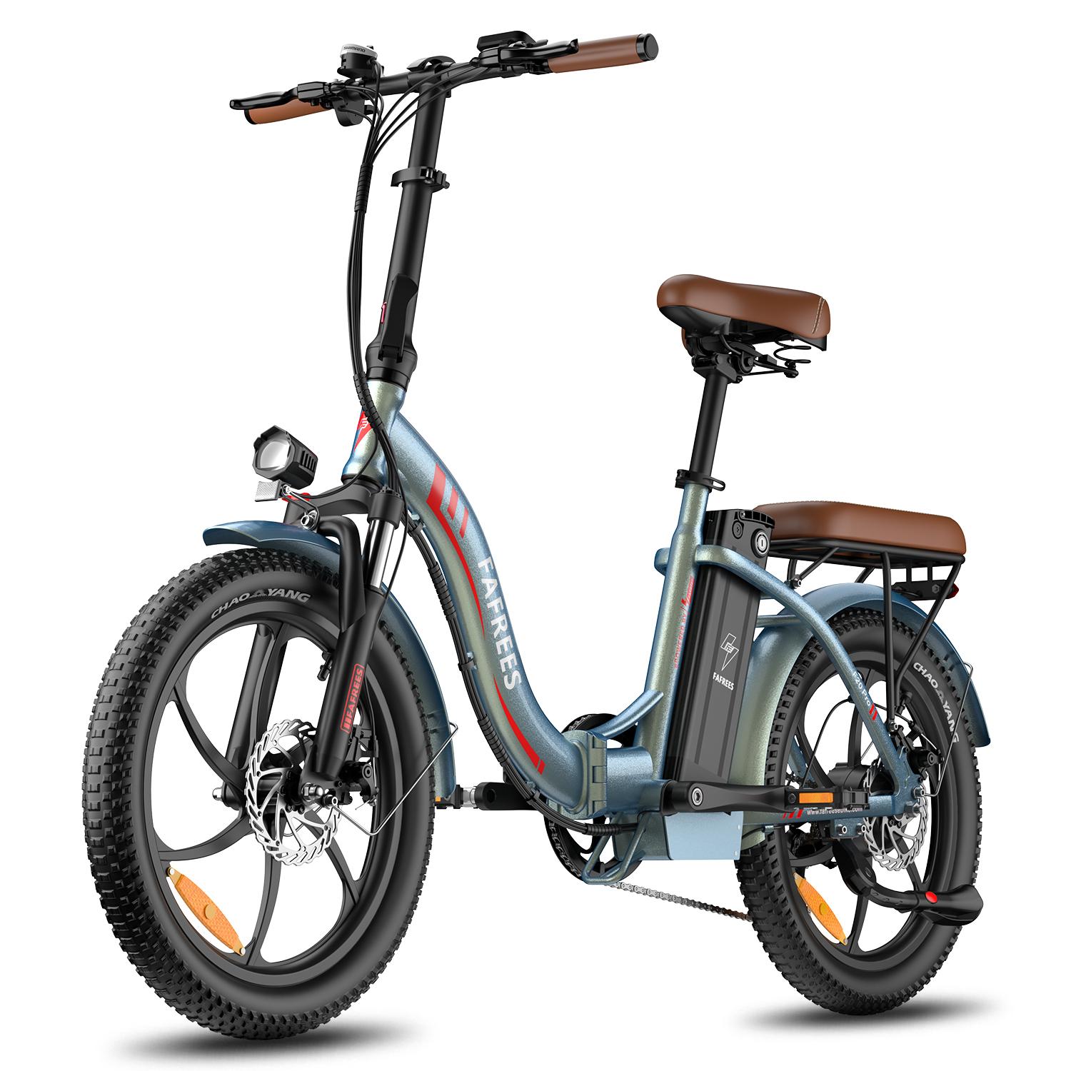 F20 Pro Klapp-E-Fahrrad für den Stadtverkehr, 36 V 20 Ah (720 Wh), 250 W, 25 km/h, bis 140 kg,grün