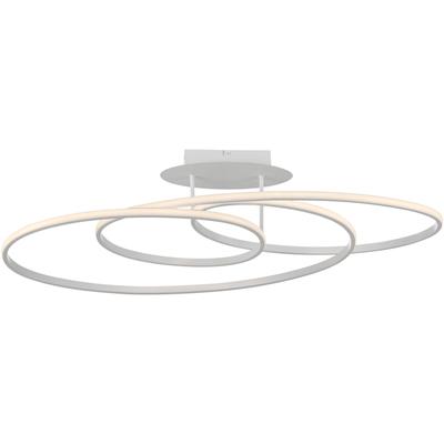 JUST LIGHT Deckenleuchte "LUMACA", weiß, 1, Ø 0cm H: 22,5cm, 1 Stk., Leuchten, LED, Deckenleuchte
