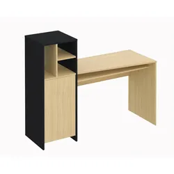 TemaHome »Mitch« Schreibtisch Schwarz 130x113x50 cm