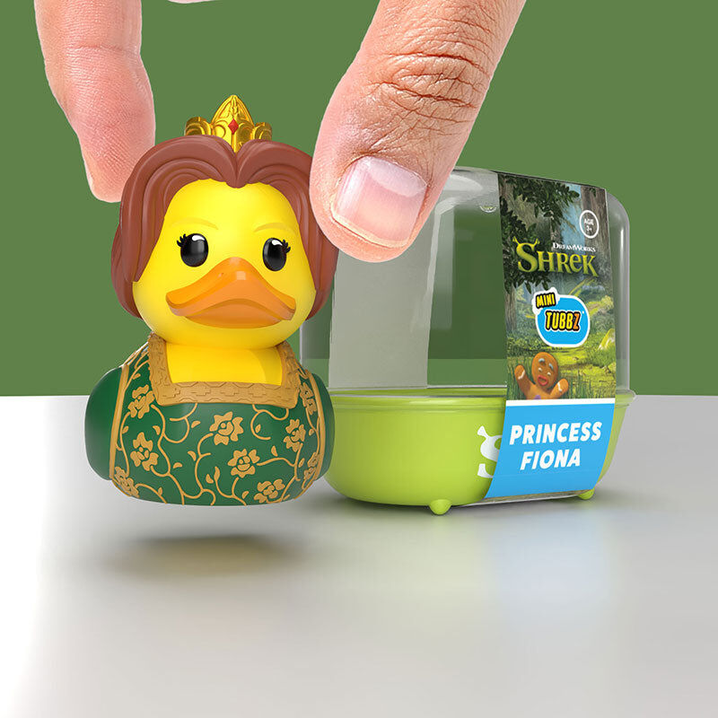 Shrek Princess Fiona Mini TUBBZ Collectible Duck Figure, Officially Licensed, 5 cm Tall, Numskull Designs, Green
