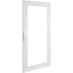 Hager FZ102N Tür, univers, rechts, transparent, für Schrank H:1100xB:550mm