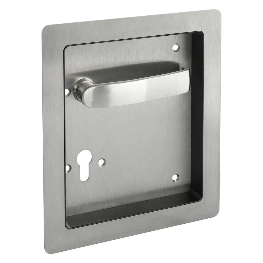 Ogro Einlass-Flachdrückergarnituren 8937B, Tiefe 23 mm (Türgarnitur) (90050050463)