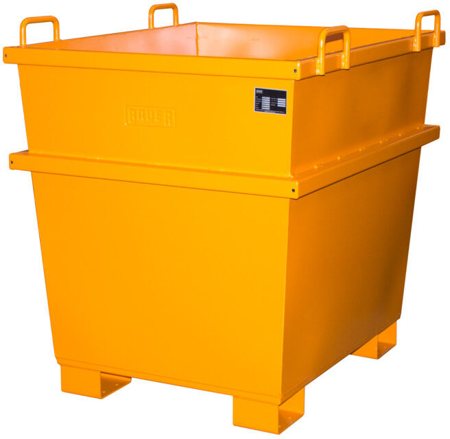Bauer Südlohn Conteneur universel UC 1000, peint, orange jaune (4472-07-0000-2000)