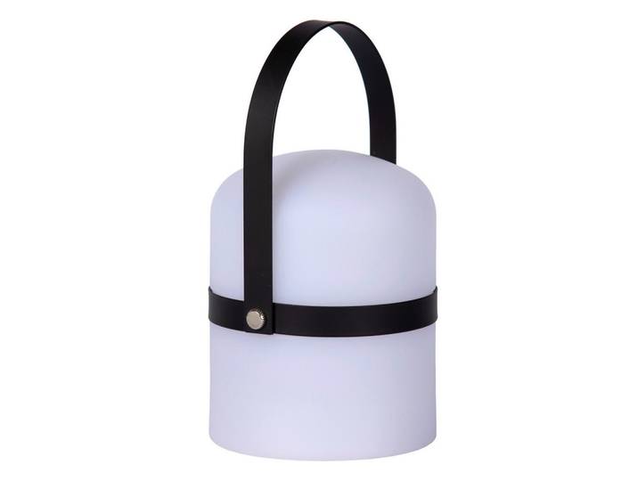Lucide Led-Aussenleuchte Little Joe, Weiß, Kunststoff, zylindrisch, 18.5 cm, Reach, RoHS, 3 Helligkeitsstufen, Lampen & Leuchten, Außenbeleuchtung, Außenleuchten