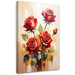 LEINWANDBILD Blumen 60x90cm