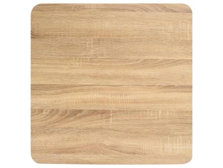 Table de bistro - VINGVO - Marron clair - 60x60 cm - MDF - 2 personnes