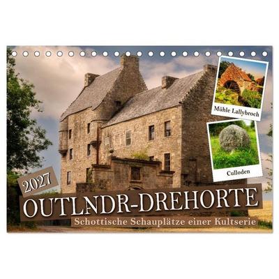 Outlndr-Drehorte (Tischkalender 2027 DIN A5 quer), CALVENDO Monatskalender