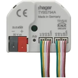 Hager, Verteilerschrank Zubehör, TYBS794A Binäreingang 4-fach +4