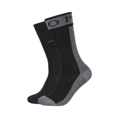 Socken JOOP, Herren, Gr. 39-42, schwarz, Obermaterial: 72% Baumwolle, 26% Polyamid, 2% Elasthan, Socken Socken, mit Piquée-Rippbund