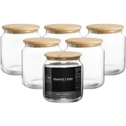 Ritzenhoff & Breker Varu Vorratsglas 1,1 l 6er Set