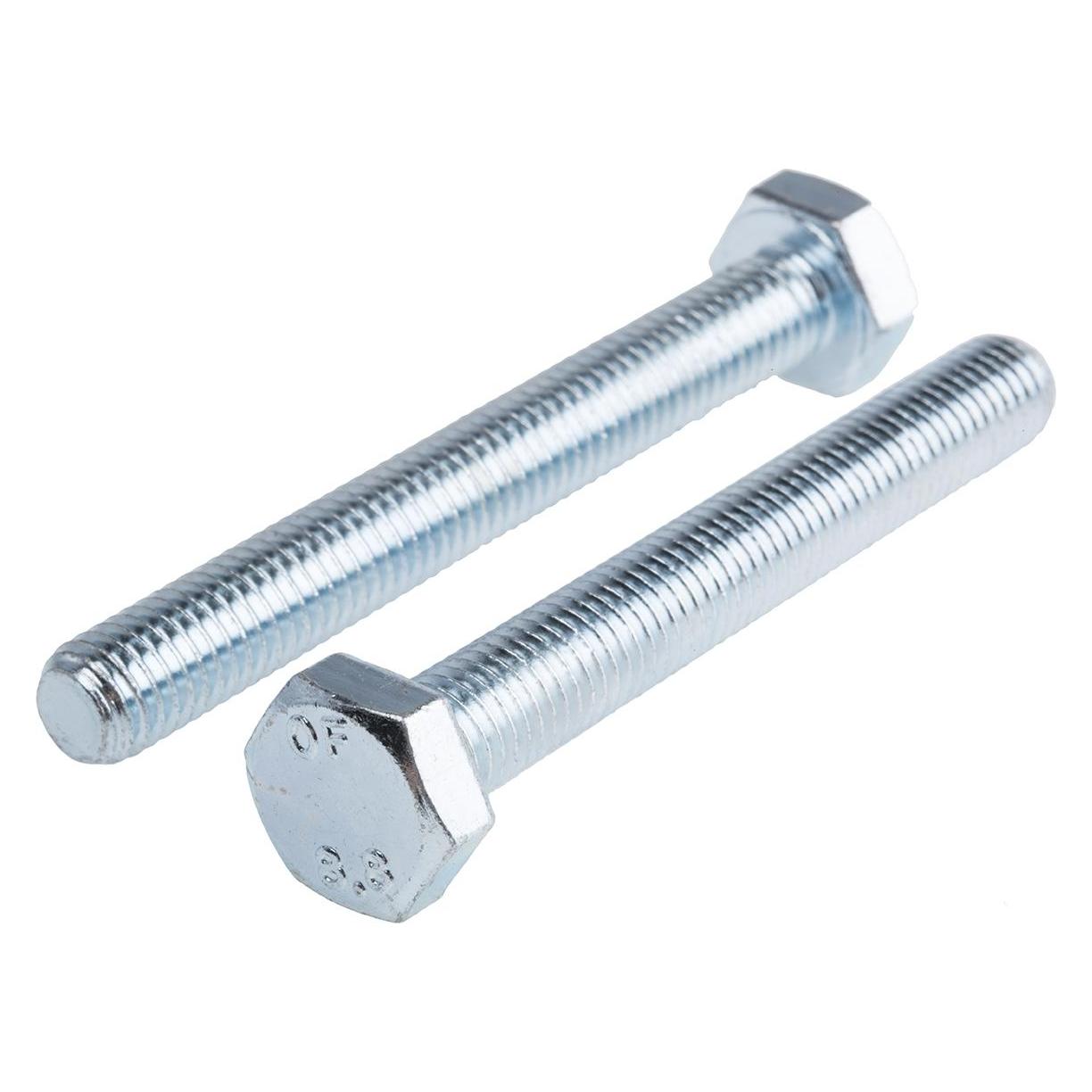 RS PRO ZnPt stl high tensile set screw,M10x80 (9172921)