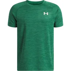 UNDER ARMOUR Tech Textured Trainingsshirt Jungen 312 - campus ivy/white XL (160-170 cm)