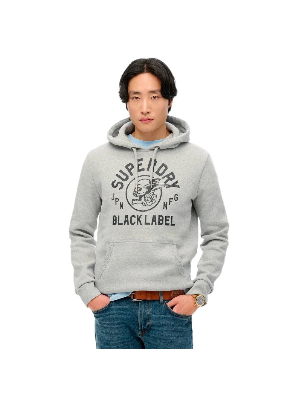 Superdry Herren-Sweatshirt mit Label-Logo