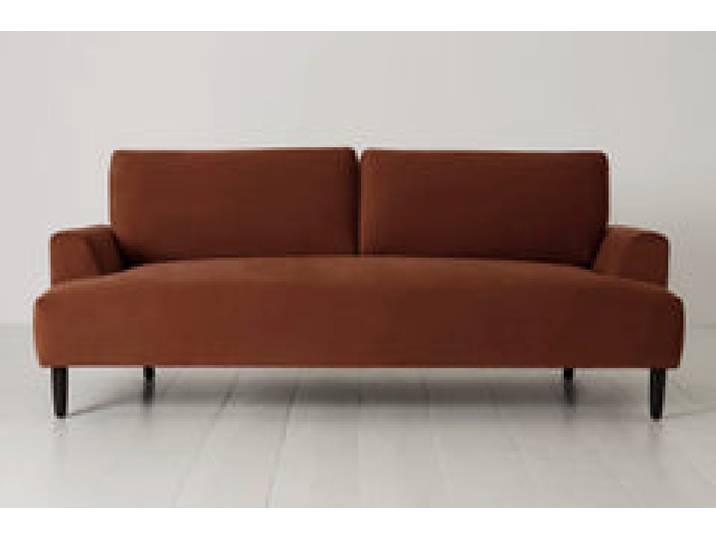 Dreisitzer-Sofa Model 05, Umbrabraun