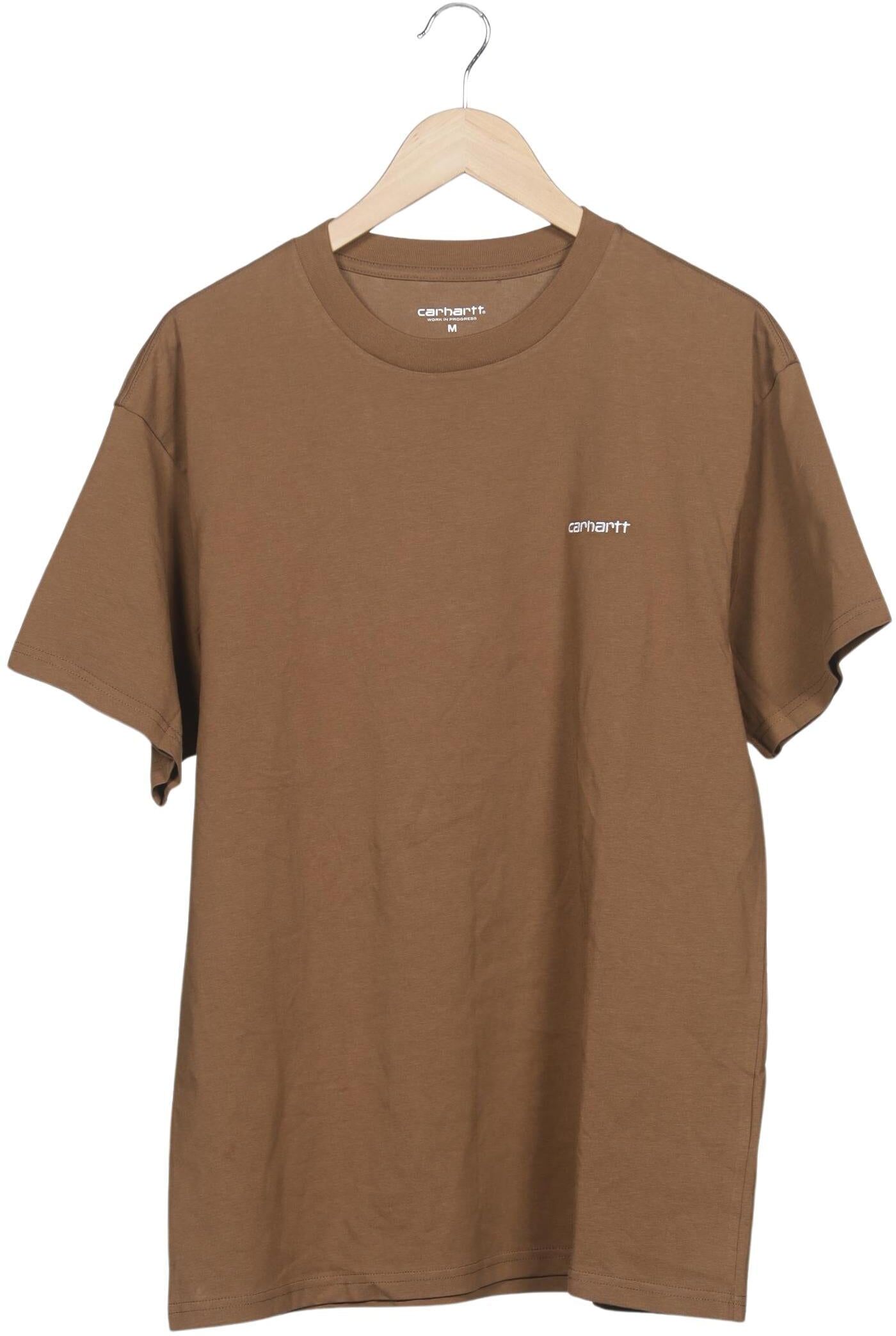 Carhartt Herren T-Shirt, Braun, Gr. M, Baumwolle - Second Hand