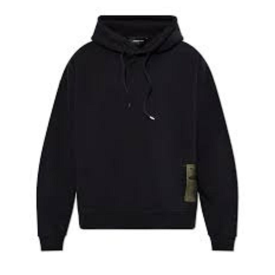 Dsquared2 Patch Design Zwarte Hoodie
