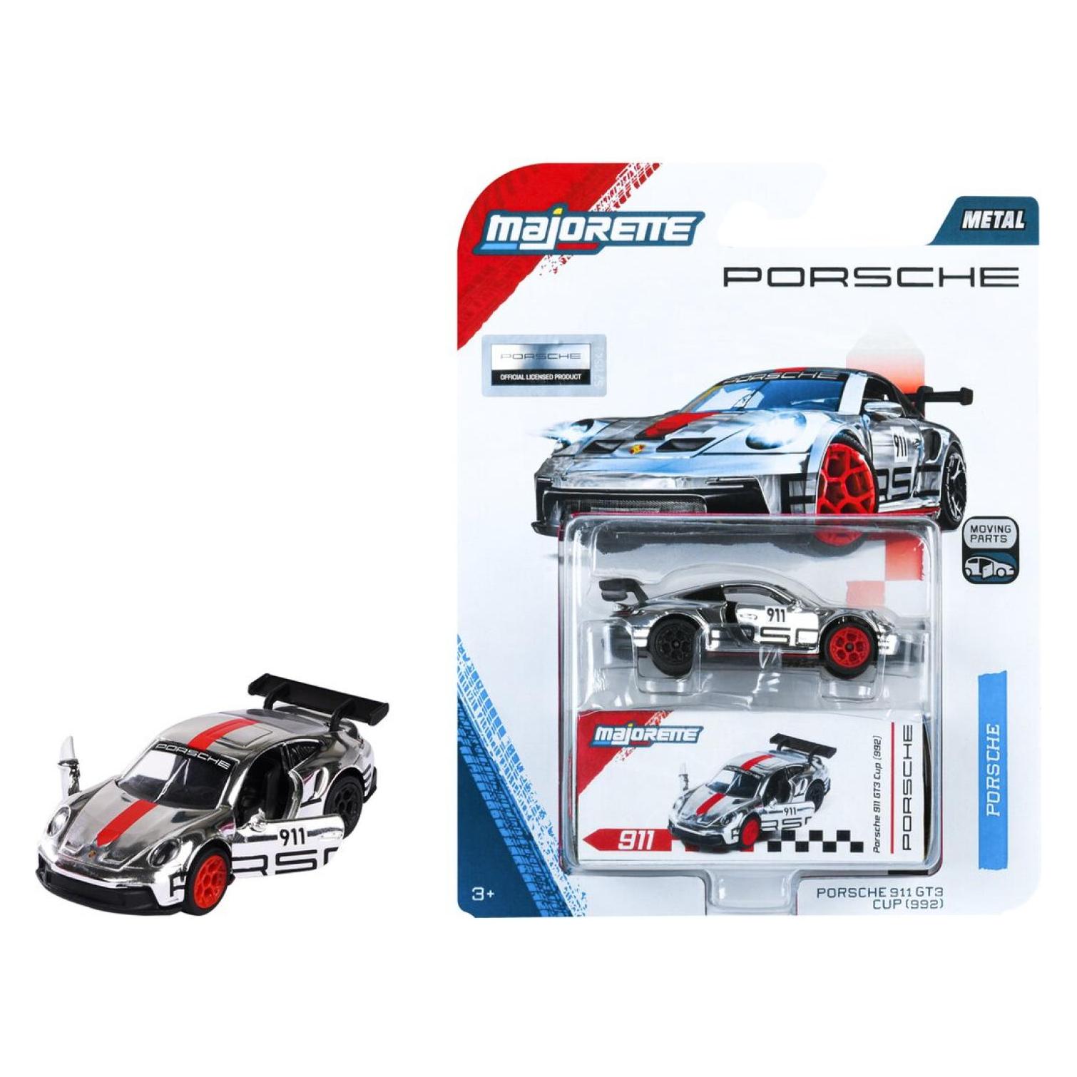 Majorette Deluxe Porsche 911 GT3 Cup (992) silber (8502101001Q01)