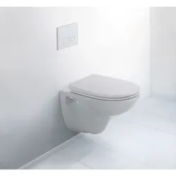 Duravit D-Code basic Wand Tiefspül WC 0184090000 weiß Hochglanz 560 mm