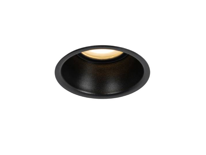 Spot encastrable intelligent noir IP44 avec Wifi GU10 50mm - Dept