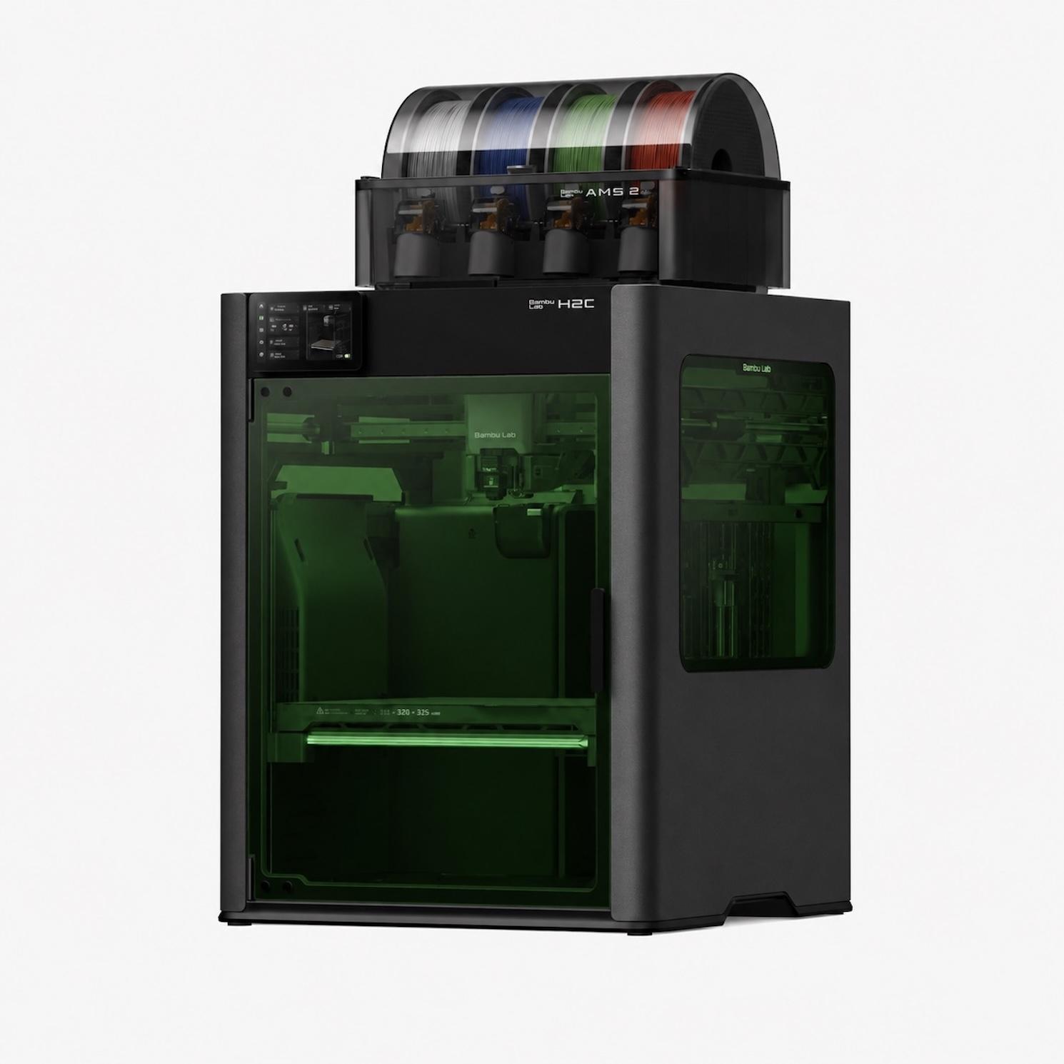 Bambu Lab H2C Laser Full Combo mit AMS 2 Pro und Lasermodul 40 W