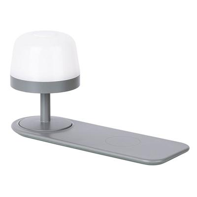 NOWA LED Tischleuchte "ADAM", grau, H: 30cm, 1 Stk., Leuchten, Tischlampe/Touch Schalter/3000K, LED Tischleuchte