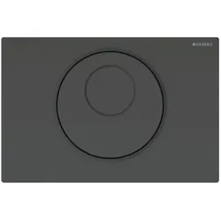 Geberit Sigma10 WC-Steuerung mit elektronischer Spülauslösung, Netzbetrieb, automatisch, berührungslos, manuell, 115.890.DW.6, Farbe: schwarz glänzend / schwarz matt