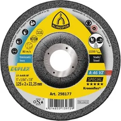 Klingspor Kronenflex Trenn-/ Schruppscheibe A 46 VZ Special | Ø 125 mm