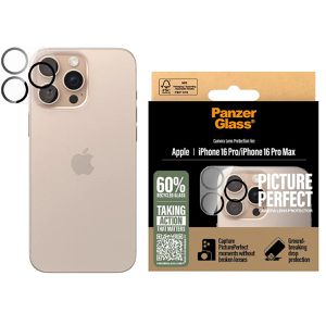 PanzerGlass Kamera-Schutz PicturePerfect, transparent, 1 Stück, Kunststoff, Vollschutz-Abdeckung, für iPhone 16 Pro/16 Pro Max