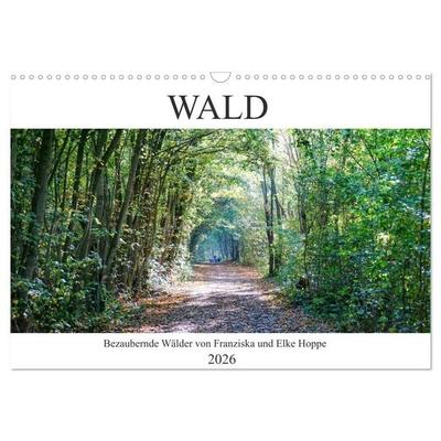 Wald - bezaubernde Wälder (Wandkalender 2026 DIN A3 quer), CALVENDO Monatskalender