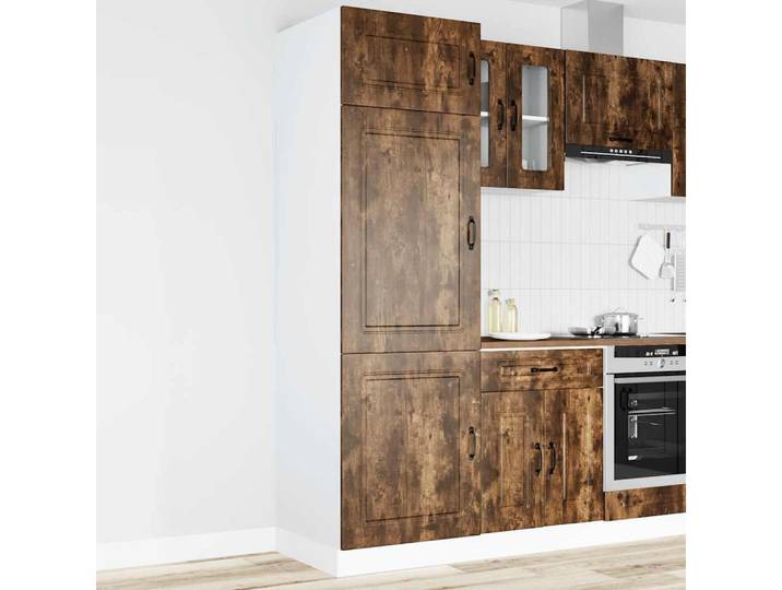 vidaXL Schrankmodule Küchenschrank Kalmar Räuchereiche Holzwerkstoff