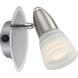 Wandspot schwenkbar LED Wandleuchte Schlafzimmerlampe Leseleuchte Wandlampe, 5W 470lm warmweiß, BxH 9 x 14,5 cm