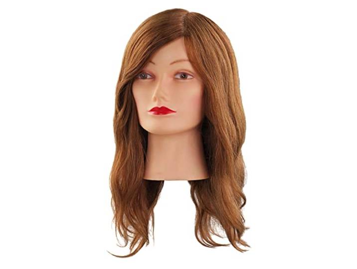 Comair - Oefenhoofd Mia - 40 cm - Menselijk Haar