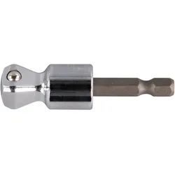 Makita Torsion Adapter 1/4"-1/2", 60 mm - 1/4" 6-kant auf 1/2" 4-kant - E-03436