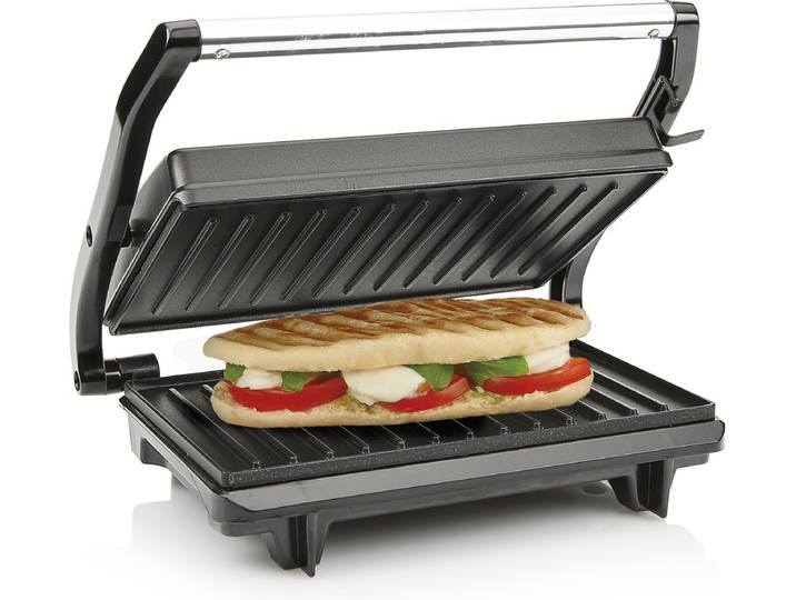 Tristar Contactgrill - GR-2650 - 700W - Tosti apparaat - Panini grill- 22\,5x14cm bakoppervlak - Verticaal opbergen - Zwart