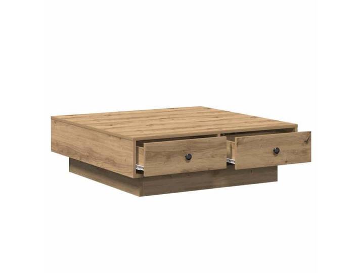 Remise 2026®Petite Table Centrale de salon Marron - Table basse - chêne artisanal - 90x90x28cm - Bois d'ingénierie 950 2156478