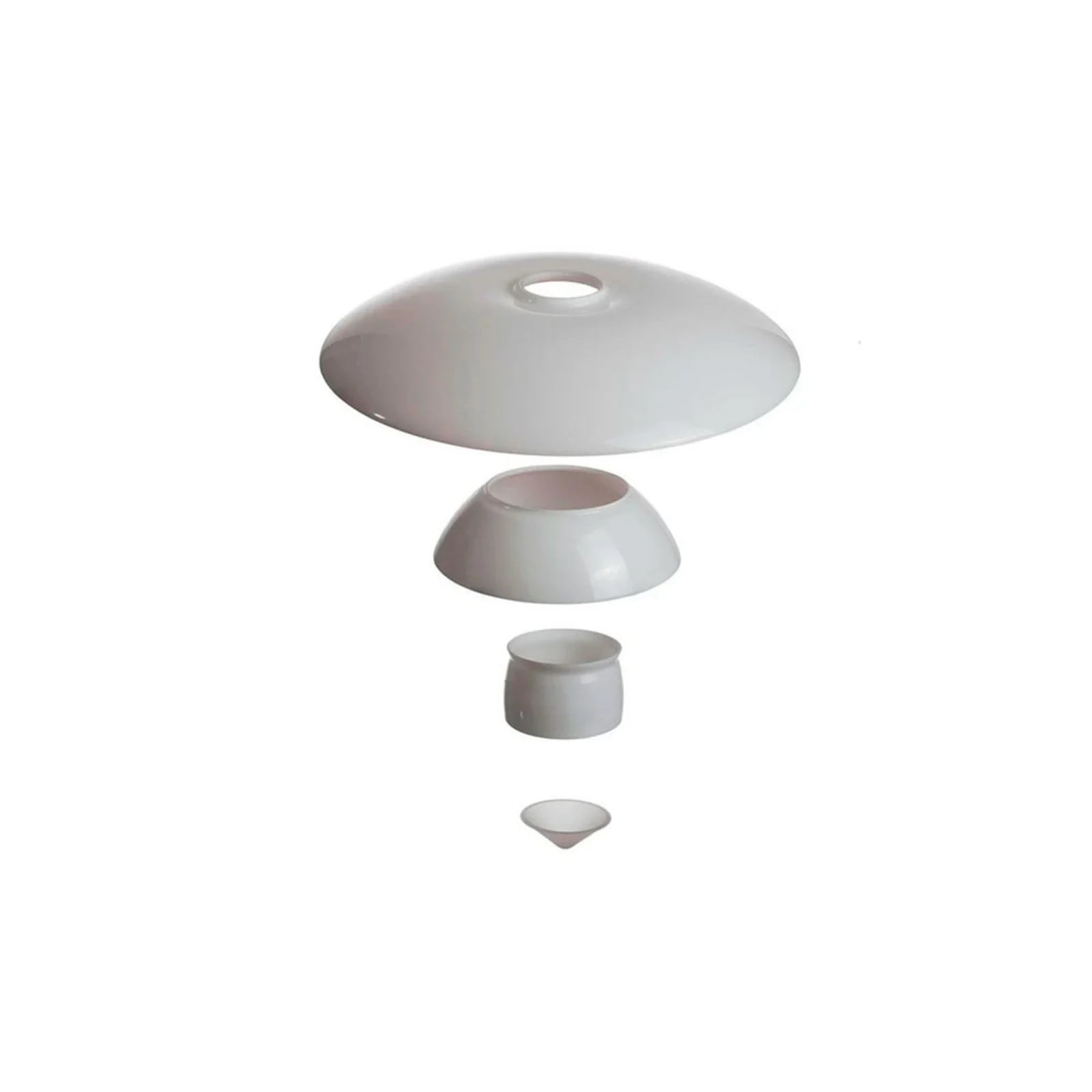 Louis Poulsen PH 4½-4 Hanglamp met Opaal Glas