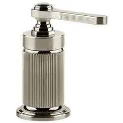 Gessi Venti20 Wanne-Einhebelmischer, für separaten Auslauf, Lochbohrung min. 38mm, Wannenrand oder Fliesenbankmontage, 65044720, Farbe: Nickel PVD