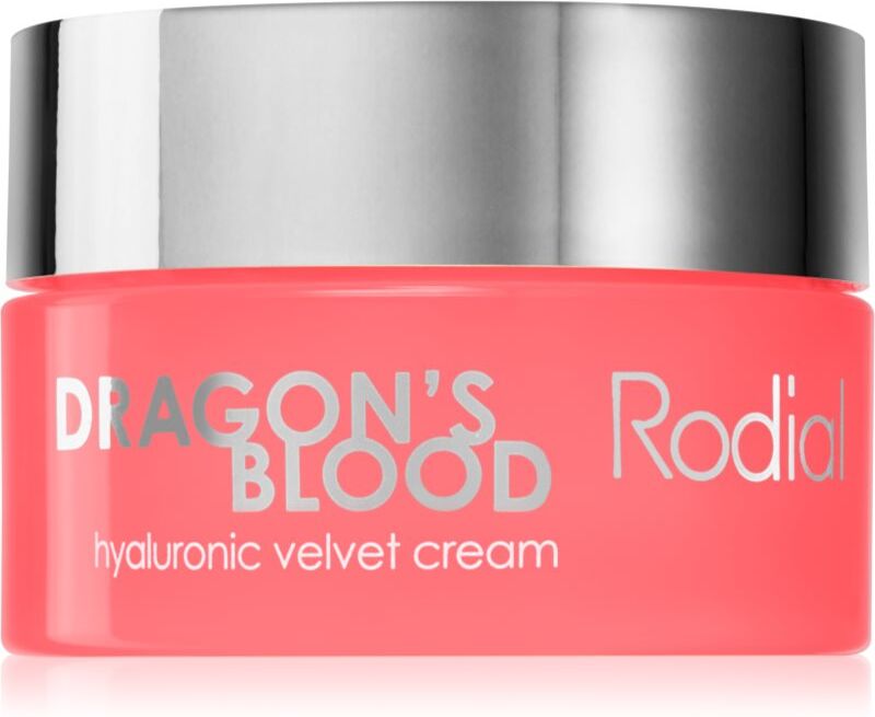 Rodial Dragon's Blood Hyaluronic Velvet Cream moisturising facial cream with hyaluronic acid 10 ml