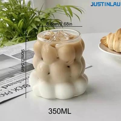 Uplifted Finds JUSTINLAU Irregular Transparent Glass Cup Heat Resistant Coffee Mug & Cocktail Glass style B no Handle