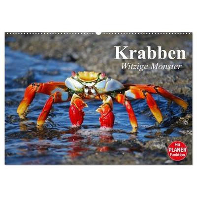 Krabben. Witzige Monster (Wandkalender 2027 DIN A2 quer), CALVENDO Monatskalender