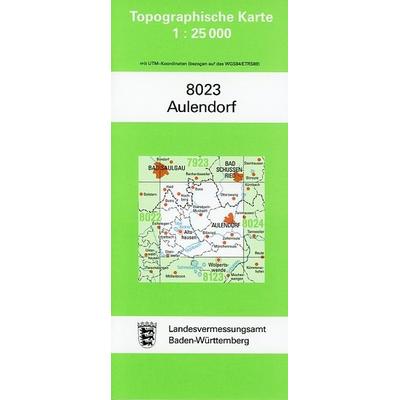 Aulendorf, Karte von , LVA Baden-Württemberg, 978-3-89021-242-5