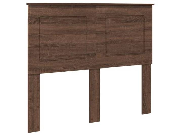 HGLADYU Modernes Kopfteil minimalistisches Design in Braun Eichen-Optik aus Holzwerkstoff, verstellbare Höhe für wandmontierte Installation