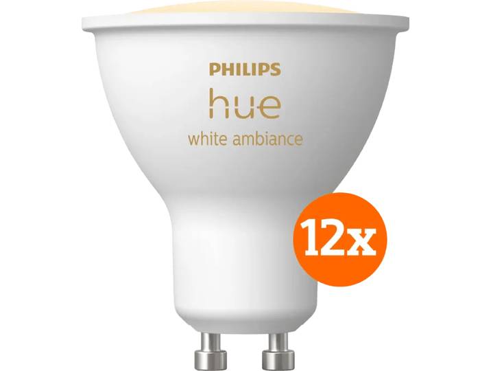 Philips Hue White Ambiance GU10 12-pack