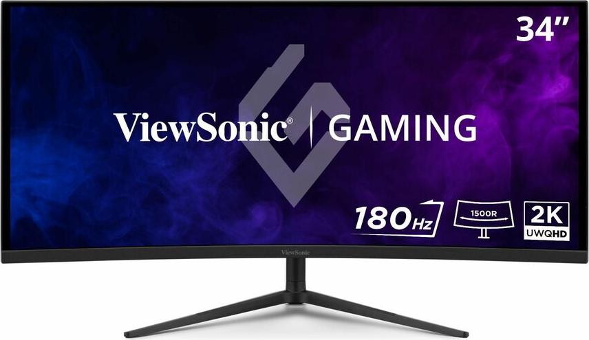 Viewsonic VX3418C-2K, 86,4 cm (34"), 3440 x 1440 Pixel, UltraWide Quad HD, Schwarz