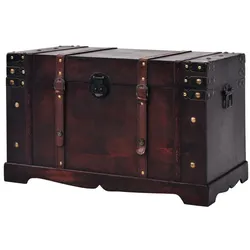 vidaXL Vintage Schatztruhe Holz 66 x 38 x 40 cm