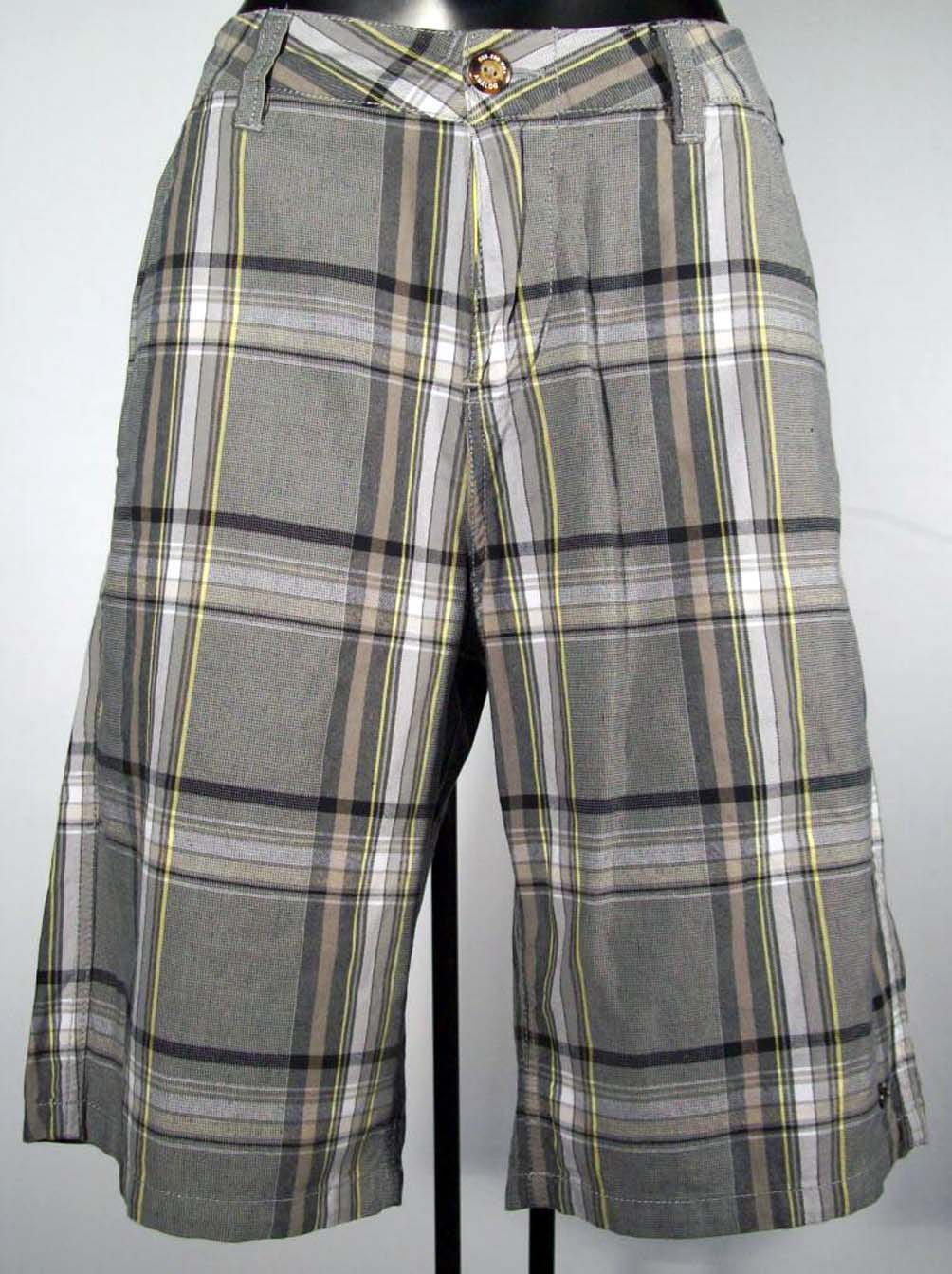 ANALOG BERMUDA CHINO WALKSHORT  - 20-CHECK GREY - Man
