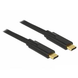 Delock USB-C® Kabel USB 2.0 USB-C® Stecker, USB-C® Stecker 4.00 m Schwarz 83868