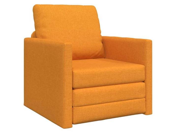 MOTHINESSTO-Canapé-Lit 60cm Jaune foncé tissu