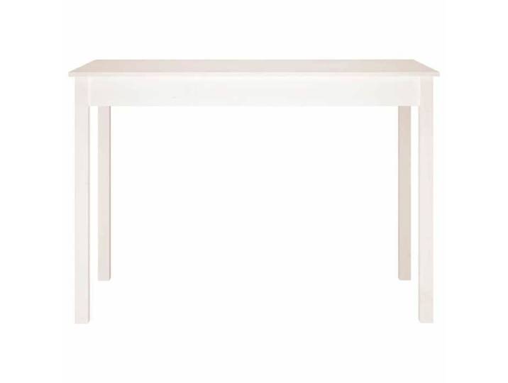 Neuf& 3004 Mobilier de cuisine - - Mode Table à manger Blanc 110x55x75 cm Bois massif de pin 9.76 kg